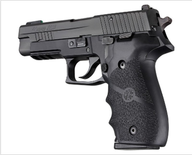 Sig P226 Griff / Pistolengriff mit Fingerrillen OverMolded Hogue 