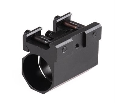 25mm Lampenhalter Picatinny, 45mm Länge, Schwarz Fieldsports 