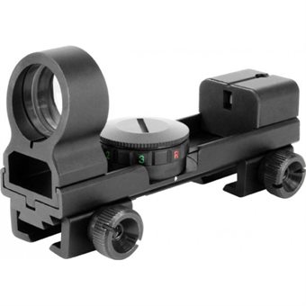 1X25 DUAL-Rot/Grün beleuchetes Reflex Sight mit Weaver & 11mm Aufnahme AIM USA 