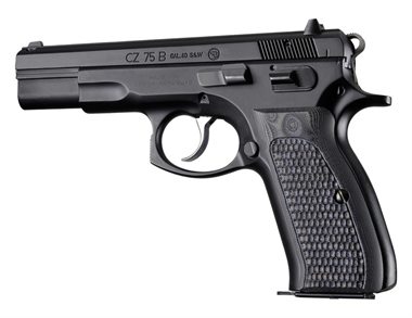 CZ 75 / CZ 85 Griff G10 Piranha Grau Schwarz Hogue 