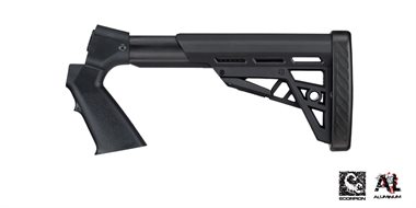 Mossberg 500/590 / Remington 870 / Winchester 1200/1300 /7615/7600 Schubschaft  + Schaftkappe TactLite ATI 