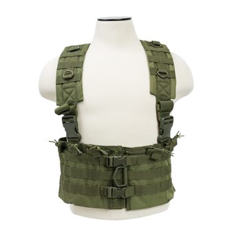 AR-15 Magazinweste / Magazintasche / für 12 Magazine / Chest Rig Grün NcS USA 