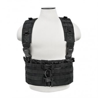 AR-15 Magazinweste für 12 Magazine /  Chest Rig Schwarz NcS USA 