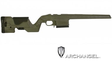 Mauser K98 Schaft / Matchschaft mit 10 Schuss Wechselmagazin Oliv Archangel 