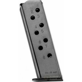 Walther PP Magazin 8 Schuss  7,65 Browning / 32 ACP Mecgar 