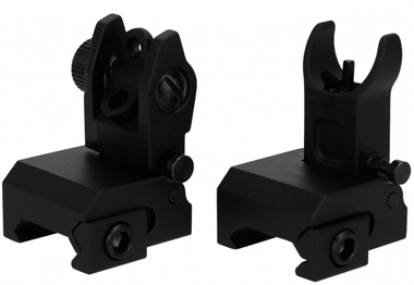 FLIP- UP Visierung Rear Sight + Front Sight SET A2 NIEDRIGES PROFIL 