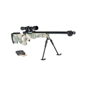 AWM SNIPER / G22 Mini Replica 1/3 Replika / Deko mit Magazin, Patronen und Funktionen Camo 