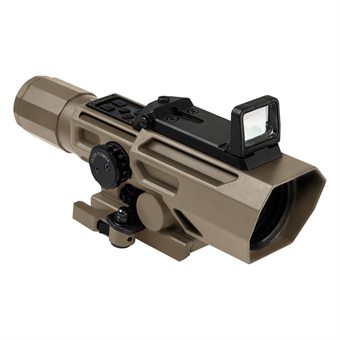 Zielfernrohr 3-9x42 mit Flip-Up Red Dot Sand NcS 