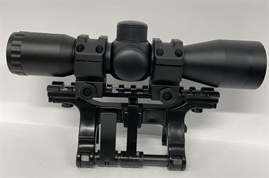 H&K G3 / HK91 / MKE / HK MP5 Stanag Klemm-Montage Stahl mit 4x30 Zielfernrohr 