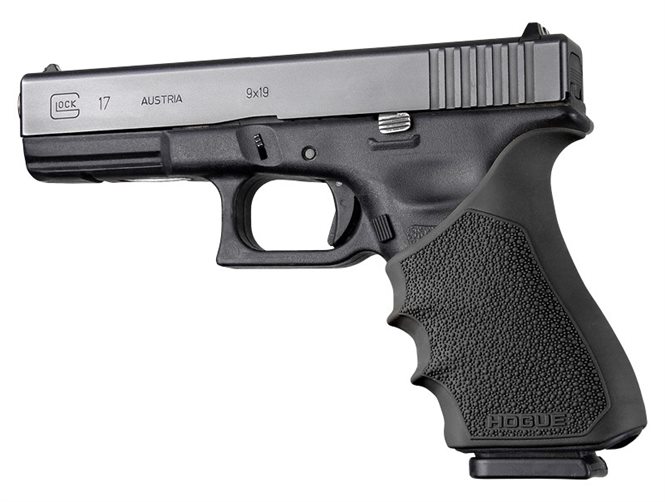 Glock 17/18/20/21/22/24/31/34/35/37/40/41 Griffüberzug / Handall Schwarz Hogue 