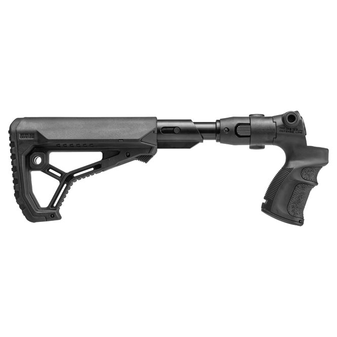 Mossberg 500/535/590/835 Klappschaft mit Pistolengriff und Rückstoßdämpfer Schwarz FAB 