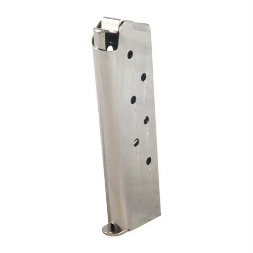 Colt 1911 Magazin .45ACP 7 Schuss Nickel MecGar 