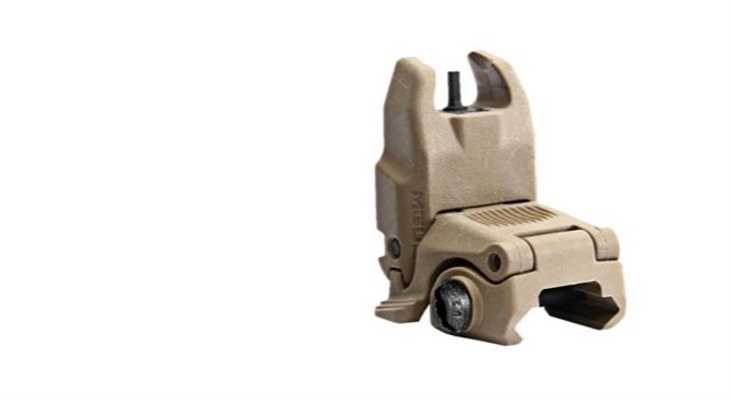 AR-15 MBUS Front Flip-Up Sight GEN 2 / Flip Up Visierung Sand Magpul 