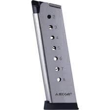1911 Magazin  .45 - 8 Schuss- Flush Fit - Stainless Steel 