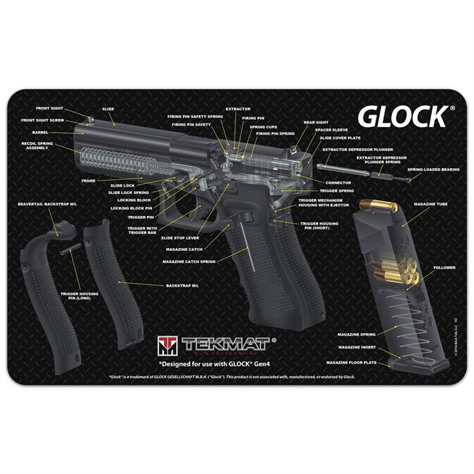 GLOCK CA REINIGUNGSMATTE TEKMAT 