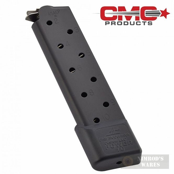 M1911 Magazin .45 ACP 10 Schuss Power Mag Chip McCormick 
