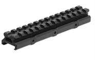 Zielfernrohrmontage Picatinny Schiene "Super slim" 13 Slots, 20MOA UTG 