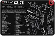 CZ-75 PISTOLEN-REINIGUNGSMATTE TEKMAT 