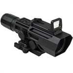 Zielfernrohr 3-9x42 Schwarz mit Flip-Up Red Dot NcS 