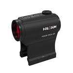 Holosun Microdot Rotpunktvisier mit 2MOA Punkt Absehen, schwarz, Picatinny Schiene 
