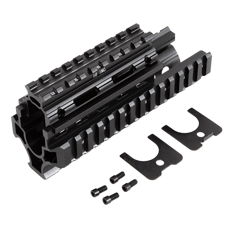 AK-47 / AK-74 Handschutz Quad Rail Aluminium Medium 15cm IO USA - eGun